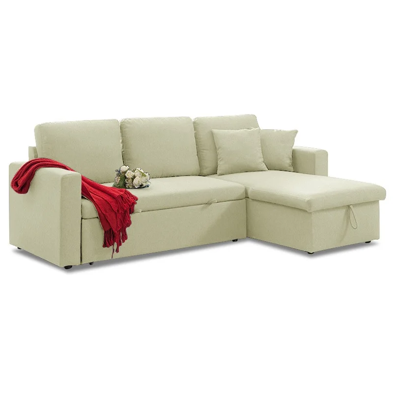 High quality living room corner sofa Extendable sofa bed with storage function