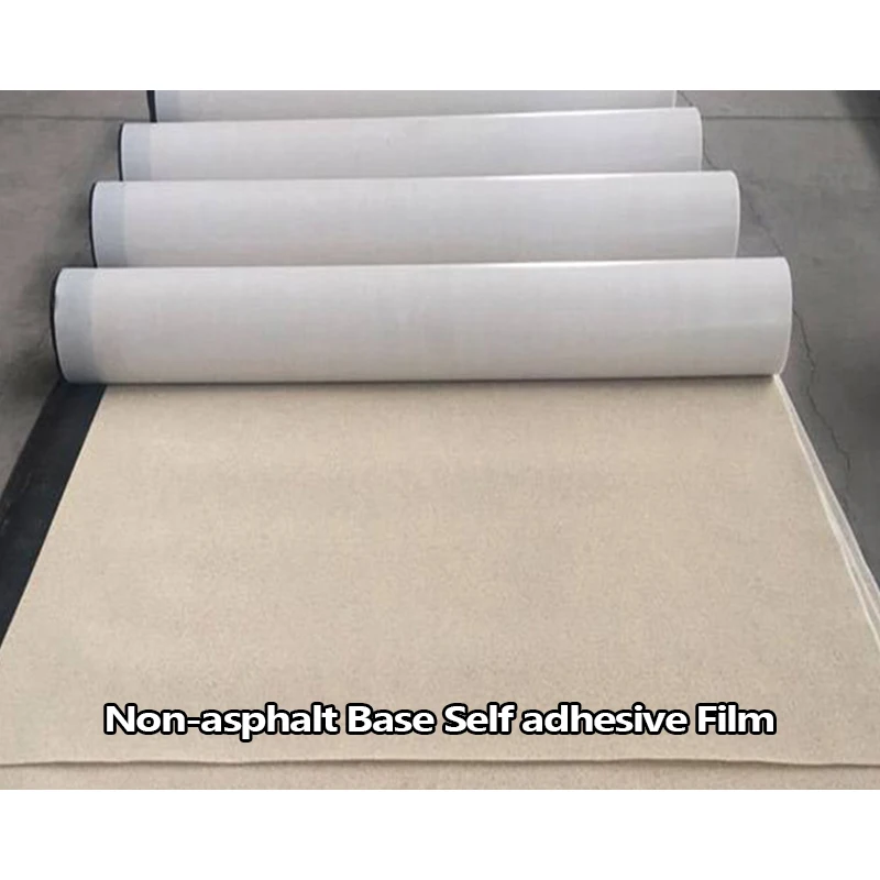 Newly developed simple construction  non-bituminous unprotected polymer composite waterproof membrane waterproof roll for roof