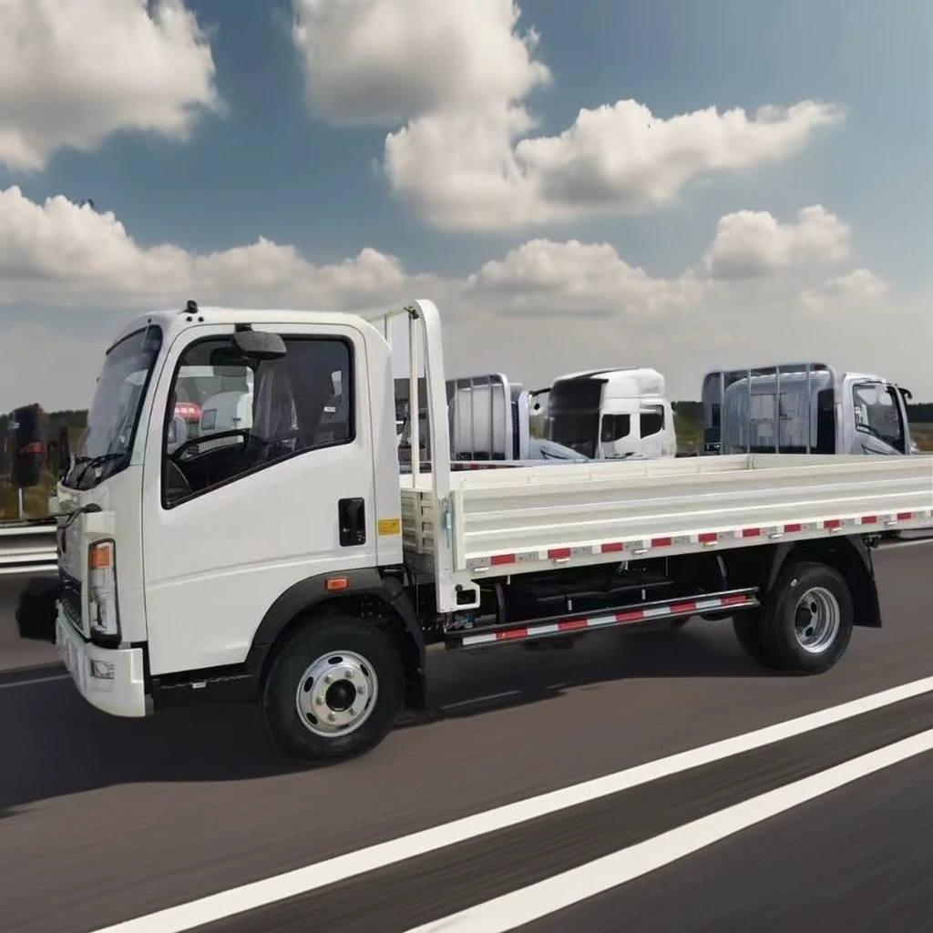 Sinotruk HOWO 6-колесный 4X2 с левым рулем дизельный фургон Легкие Грузовые автомобили