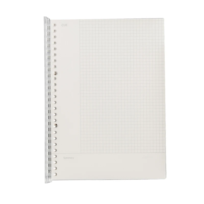 
PP Matte Transparent Cover Loose-leaf Notebook 