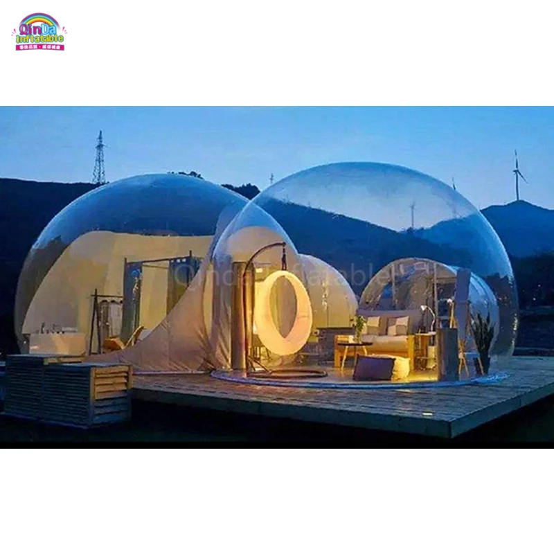 
Customized outdoor bubble house transparent inflatable tent house hotel 