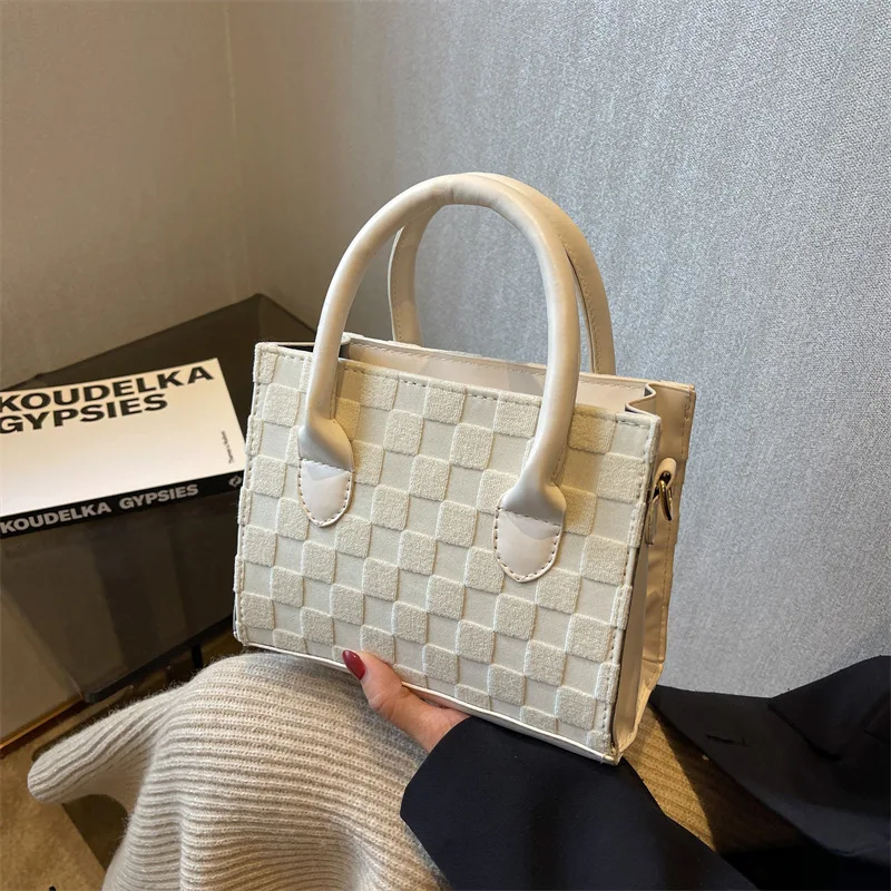 Wholesale simple style vintage tote bags large capacity quality handbags