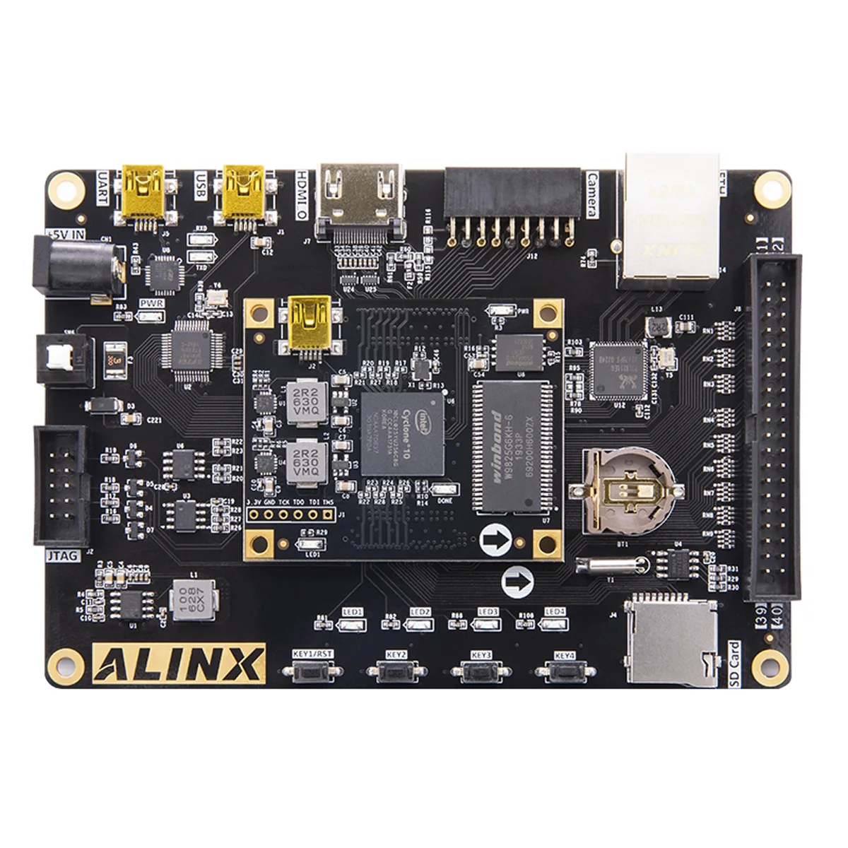 
ALINX AX1006: Altera Cyclone 10 10CL006 FPGA Development Board 
