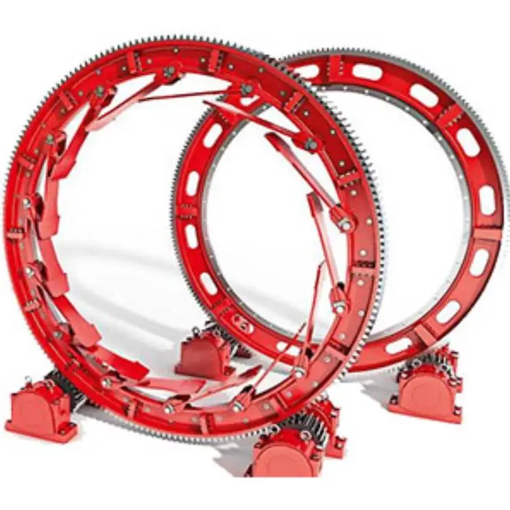 
Factory seamless gear ring rotating rotary kiln wheel 