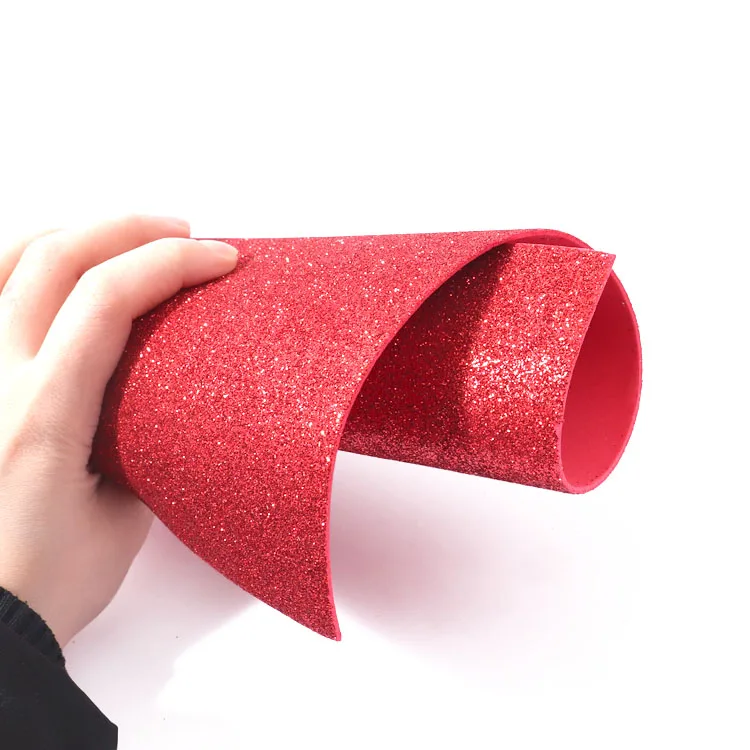 Foska ассорти 10 видов цветов блестящий материал EVA крафтовые губчатые листы с прочной клейкой основой для рукоделия