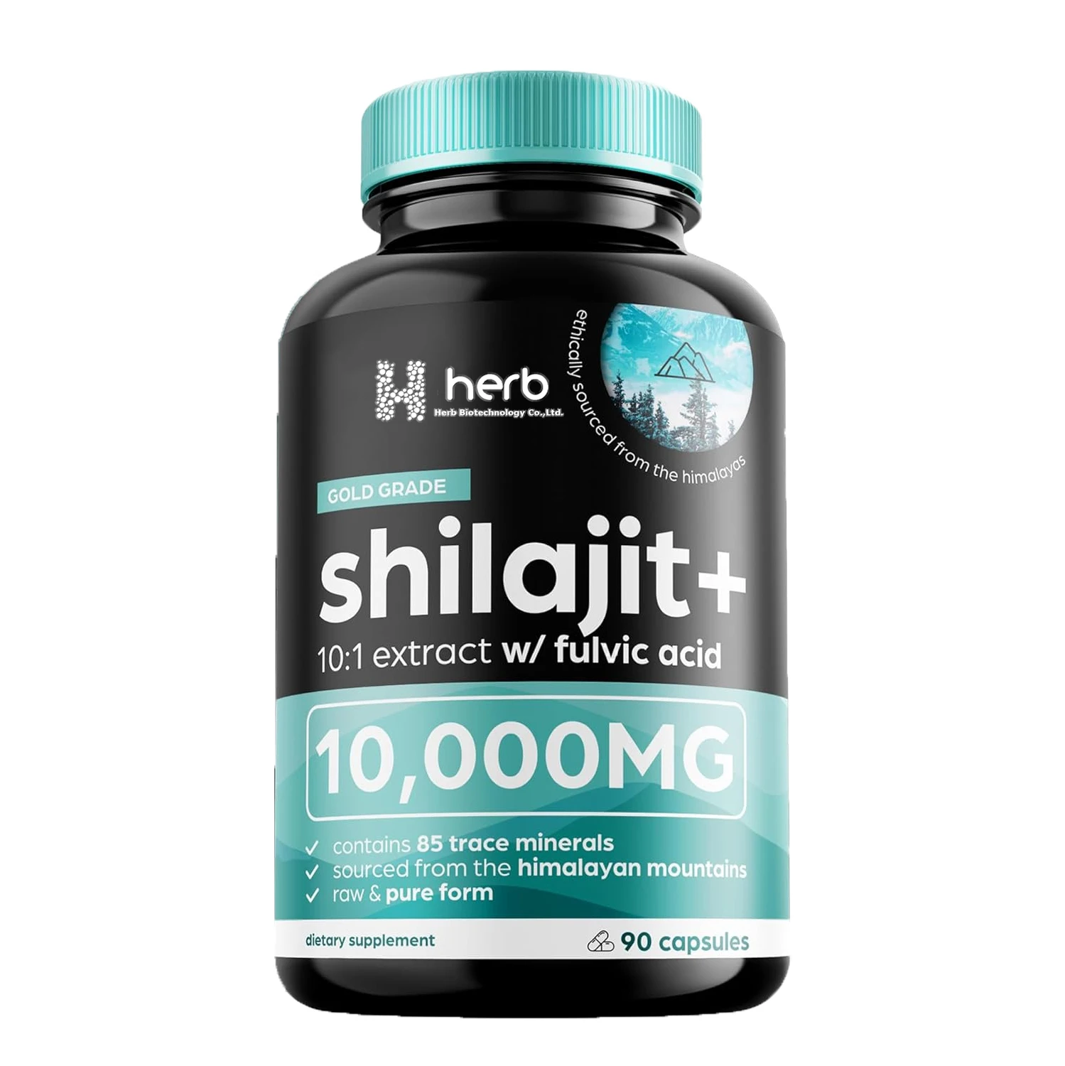 OEM/ODM Private label настроить травяные добавки Shilajit капсулы