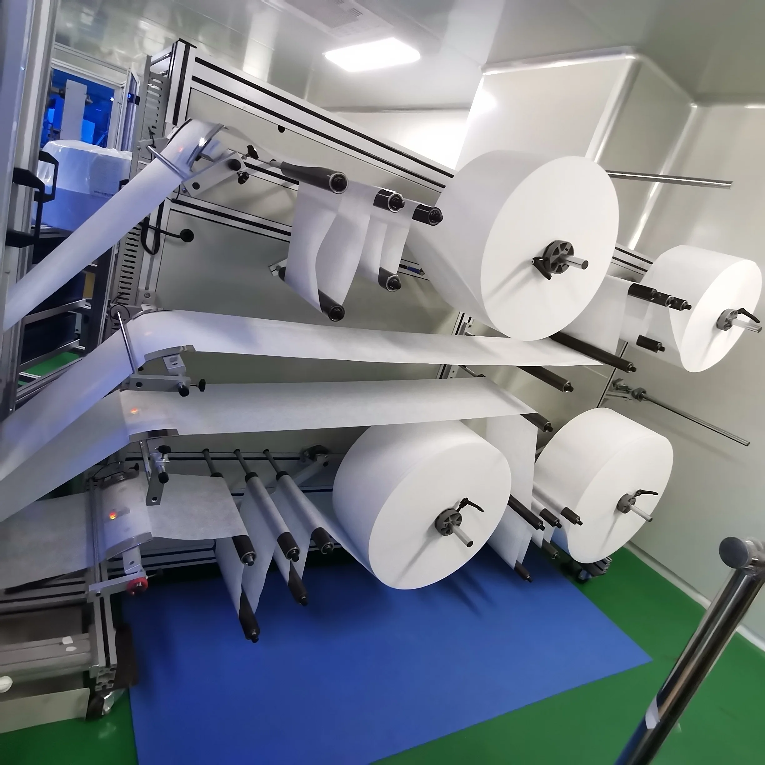 Белый лист с рисунком по низкой фабричной выдоха сопротивление маска для полости рта LT-C1086 EN149 FFP2 фильтрации частиц Половина маска