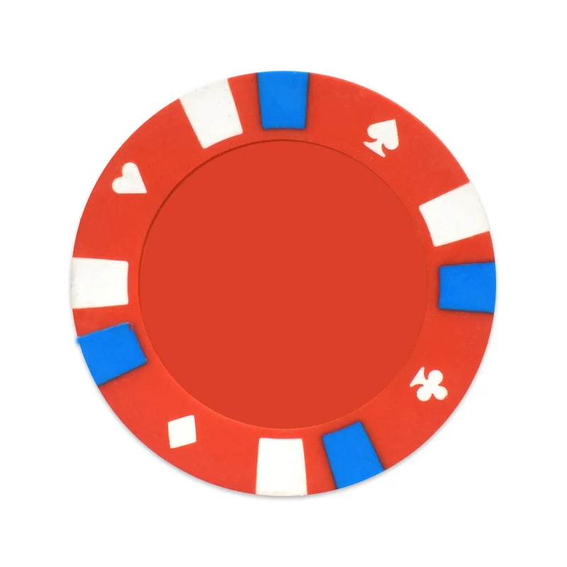 YH Wholesale Custom Printable Sticker Chip Set Clay Poker Chips With Denominations