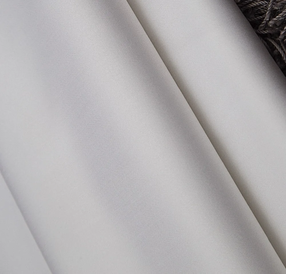 White 100% combed cotton yarn 300cm wide sheet fabric  plain cotton fabric rolls