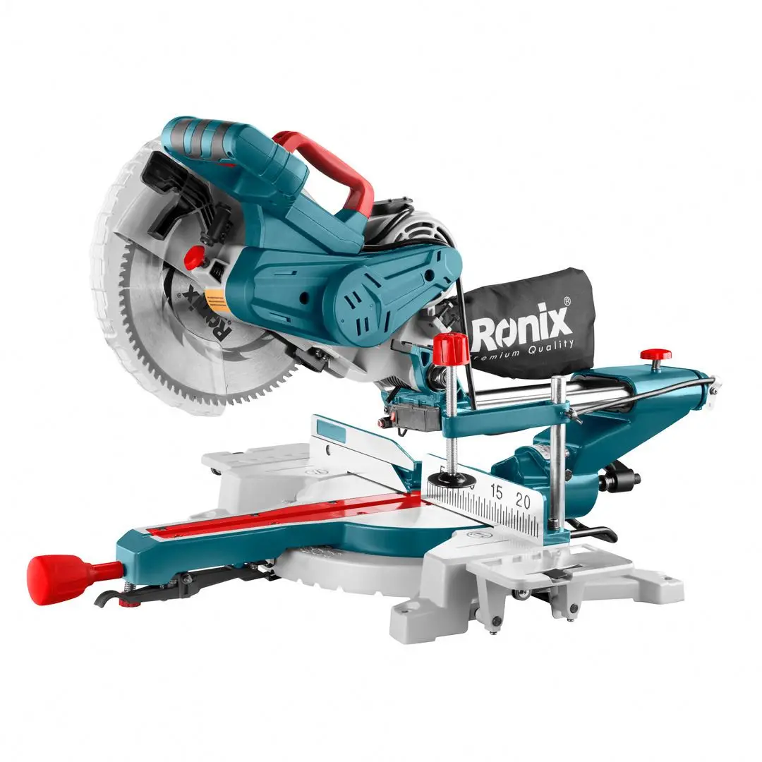 Ronix in stock 5003 1800W 255mm Sliding Single Bevel Dual Bevel Sliding Electric Miter Cutting Saw Machine for Wood Metal