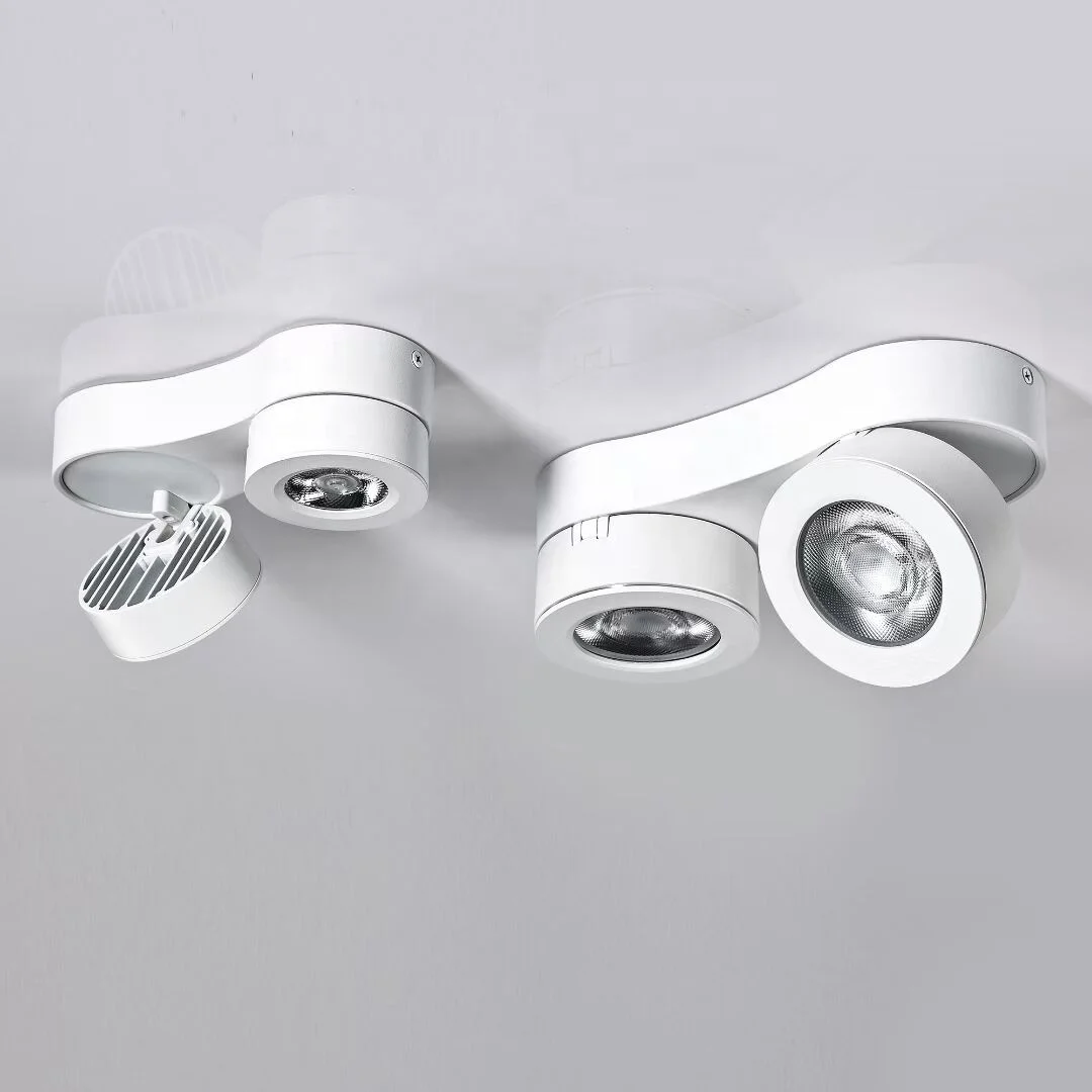 New arrival ceiling lights LED downlight surface mounted 10w handy brite decorative spotlight two heads adjustable