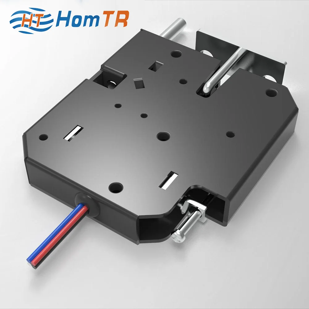 HomTR Dc 12v Small Carbon Steel Electrical Control Mailbox Magnetic Locks Smart Cabinet Locker Solenoid Lock