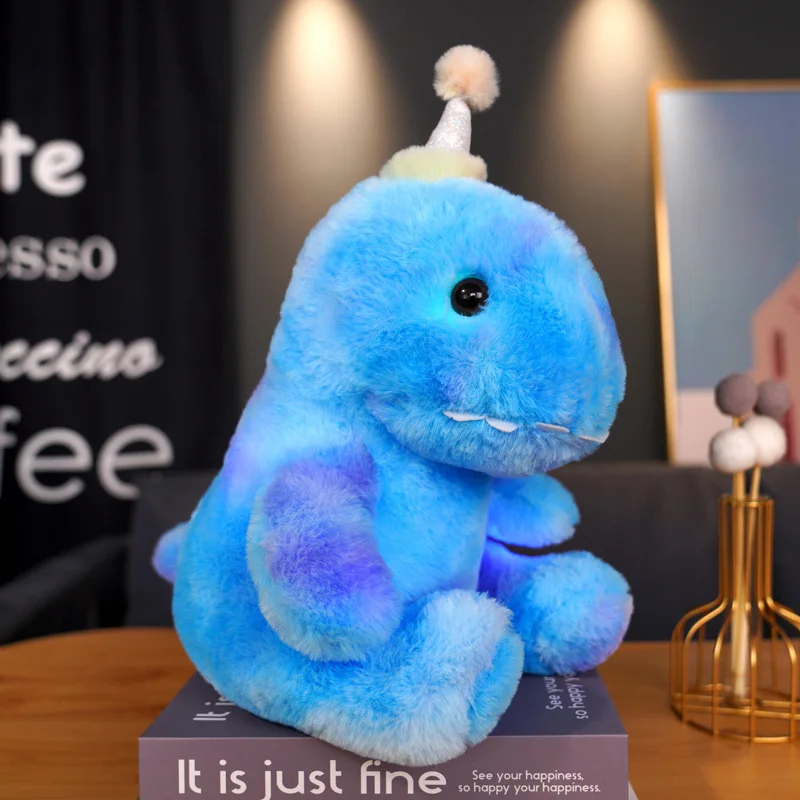 Fast Shipping Blue 32cm Short Fleece High Quality Custom Dragon Plushie Small Stuffed Animal Soft Plush Toys for Kids