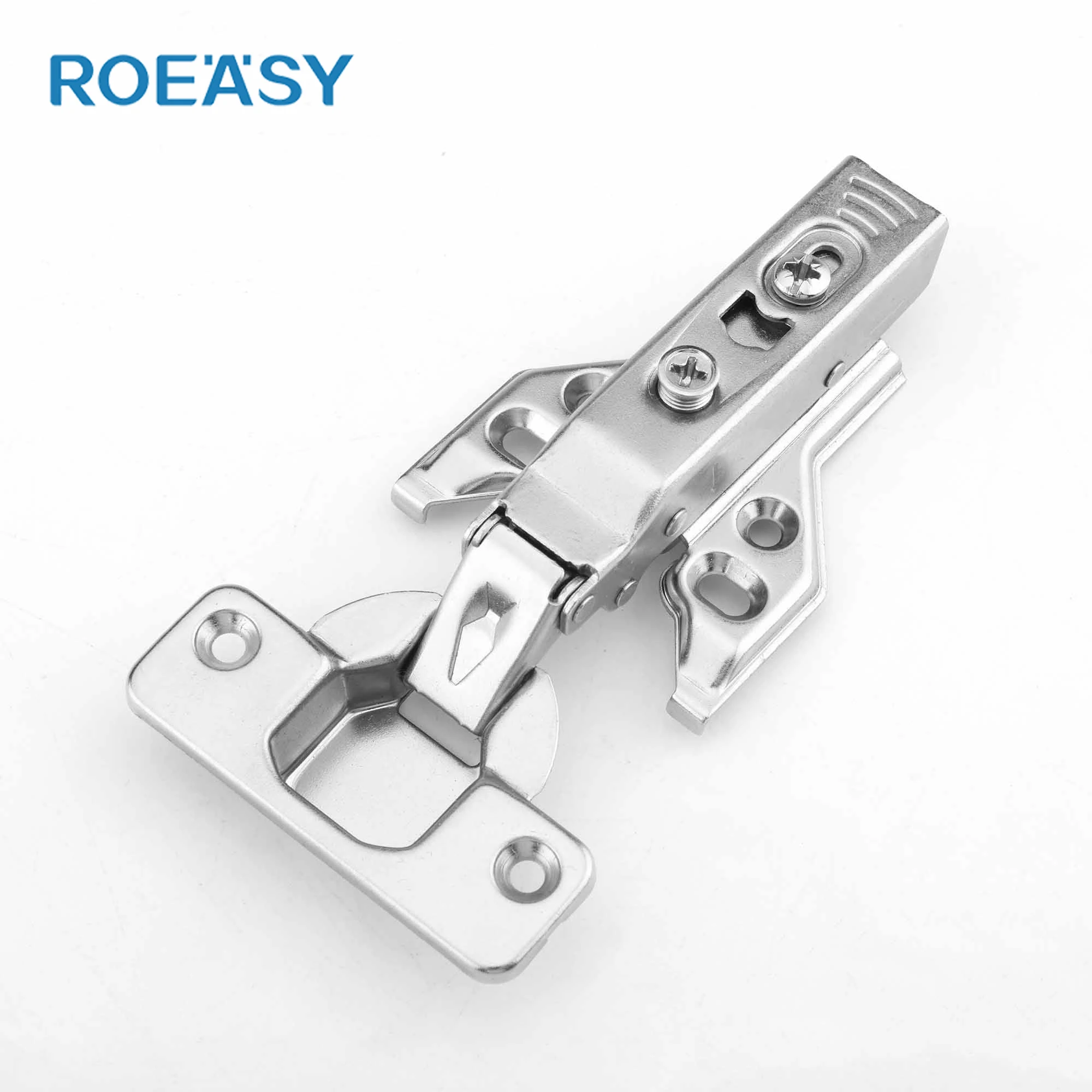 ROEASY Clip-On Hinge for Aluminum Frame Cabinet Door Take Apart Soft Closing Cabinet Hinge