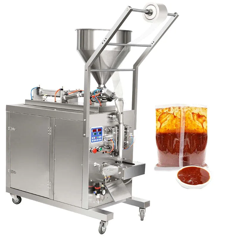 Automatic Vertical Molasses Filling Machine, 50G/150G/200G, for Coffee/Tomato Puree/Jam Sachet Packing