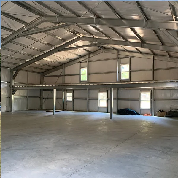 Сборная стальная конструкция, модульный строительный стальной каркас с легкой стальной конструкцией