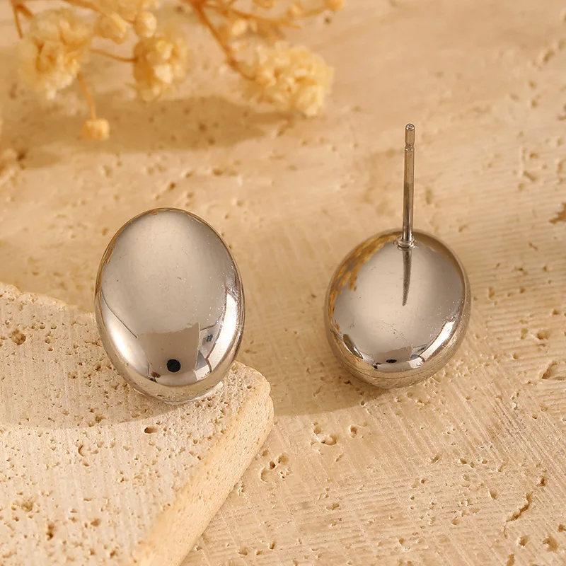 discount yiwu wholesale cheap latest stainless steel earring waterproof trendy gold earring