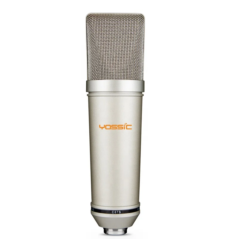 
Professional large diaphragm condenser u87 microphone with 34mm capsule 