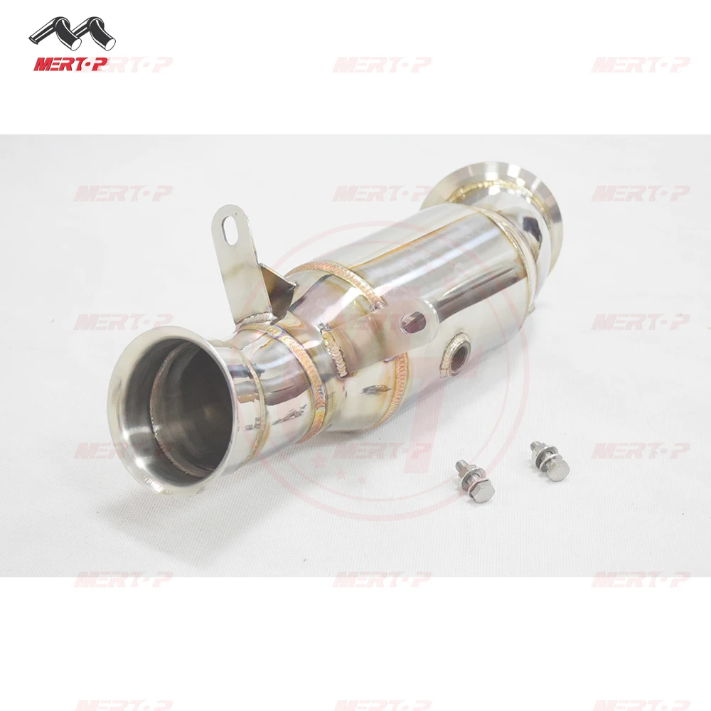 Mertop SS304 catless performance down pipe для M135i F20 / F21 M235i F22 M2 F87 2016 +