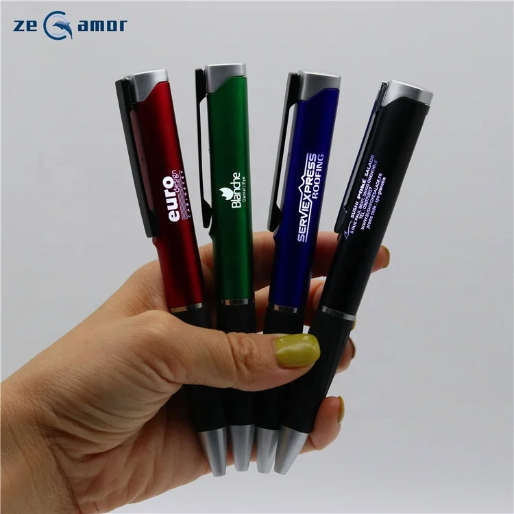 multifunction High Quality Custom Logo light up LED ballpoint pen