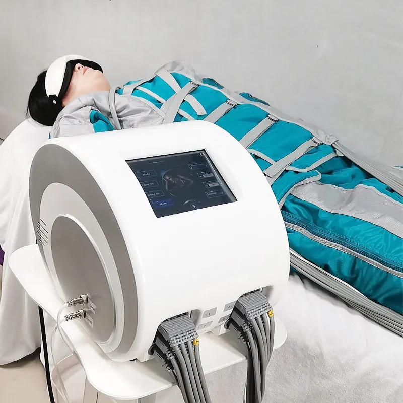 support multiple voltages and four languages pressotherapy to facilitate the operation of slimming lymphatic drainage machine