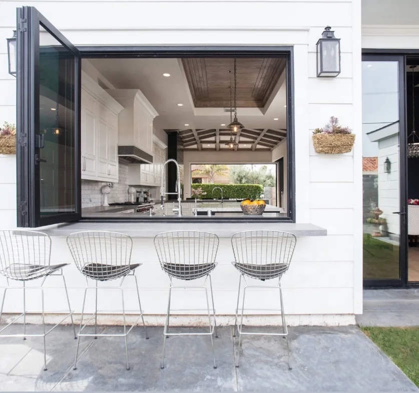 Bespoke High Quality kitchen accordion window