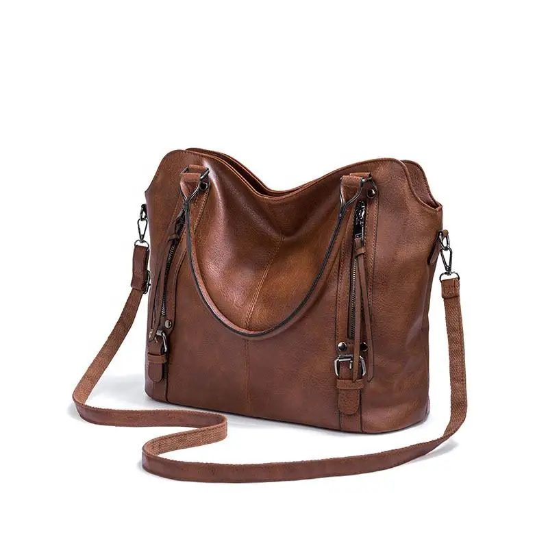 High Quality Big Capacity Women Handbag Luxury Women Bag Side Pockets Design Hand Bag PU Leather Totes Shoulder Bags Ladies