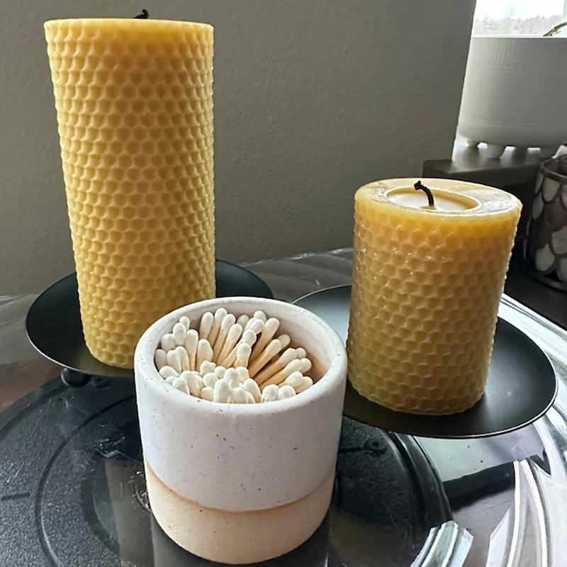 Cheap Wholesale Price Scented 100% Natural Beeswax Pure Yellow Pillar Beeswax Candles