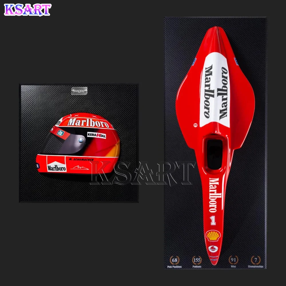 Custom glass fiber racing sculpture Quadro-3D-Carro-F1 model life-size mall supermarket decoration resin crafts sculpture