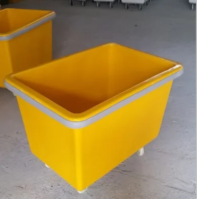 
Double heavy FRP hotel Trolley Baskets Laundry truck Basket 