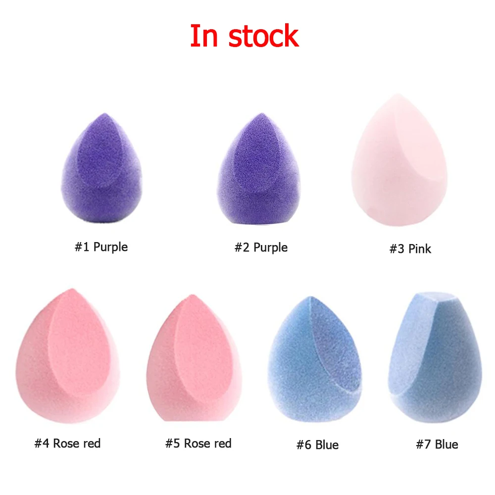
Wholesale Make Up Sponges Dual Layer Microfiber Velvet Beauty Makeup Sponge Blender Micro Fiber Flocked Face Cosmetic 