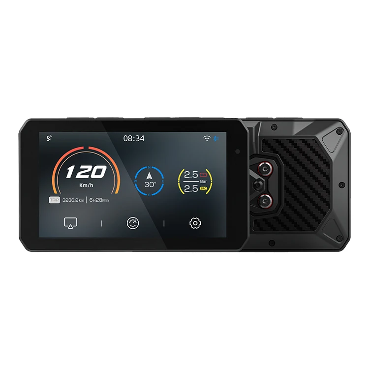 CHIGEE AIO-5 Play 5G DDR3 5-дюймовый мотор BMW Wifi мотоцикл Черный Ящик видеорегистратор с двойным объективом