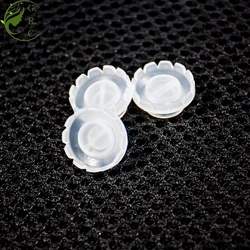 Пластиковый инструмент KHB для наращивания ресниц белого цвета, ложная тушь для ресниц, одноразовый держатель клея для одной секунды, чашка для цветения ресниц