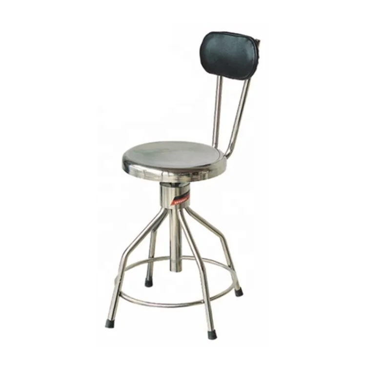 
Wholesale Customized Hospital Laboratory Furniture Stainless Steel Medical Stool Chair 