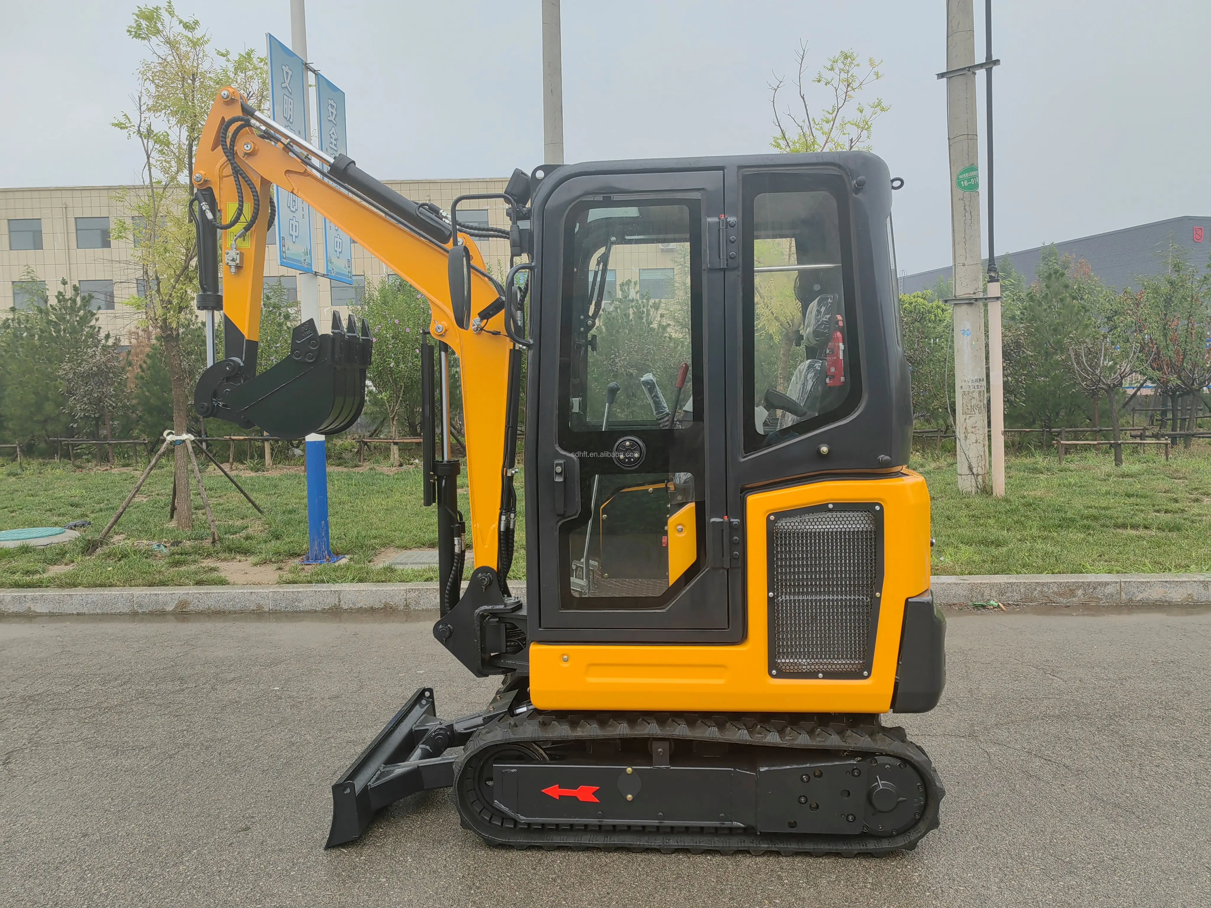 2023 новейший двигатель Yanmar маленький супер мини 2-тонный экскаватор