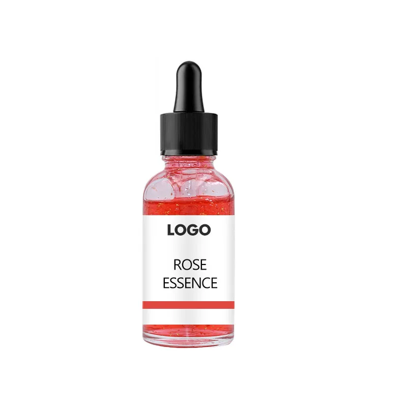 Moisturizing anti-wrinkle smoothing anti-aging firming acne treatment hydrating serum rose essence organic vegan rose essence