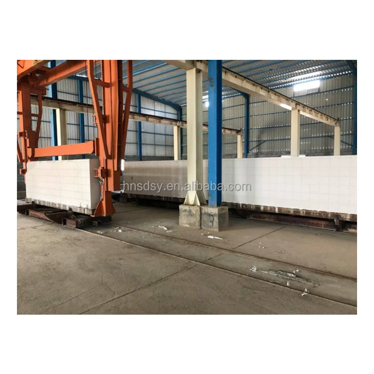 German technology AAC aerated Autoclaved Lightweight Concrete equipment making machinery production line plant ALC block machine