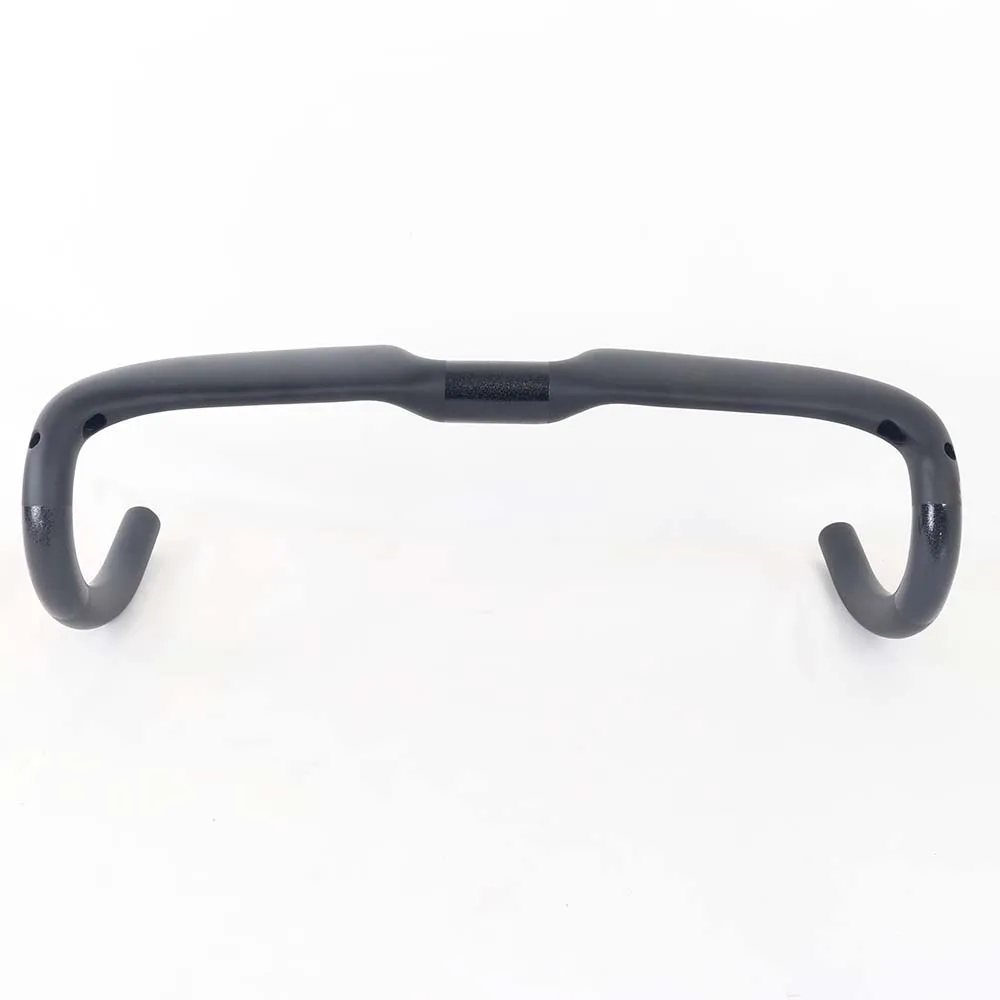 T1000 Carbon Fiber Clamp Diameter 31.8mm Drop 125mm Bent Handlebar Road Bicycle for Bike