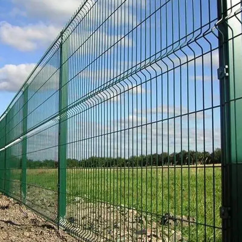 Fast supply speed commercial farm galvanized iron fixed welded curved steel hot dipped 3d wire mesh fence knot for dee