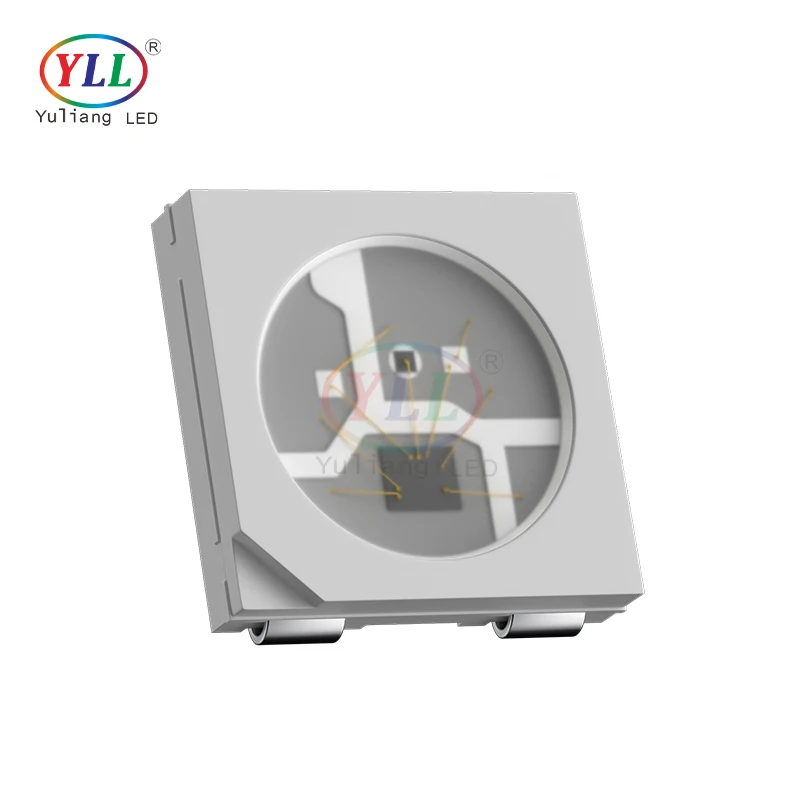 Addressable led diode SK6812 Epistar chip ws2812 0.2w 5050 IC 5V rgb led chip for smart lamps