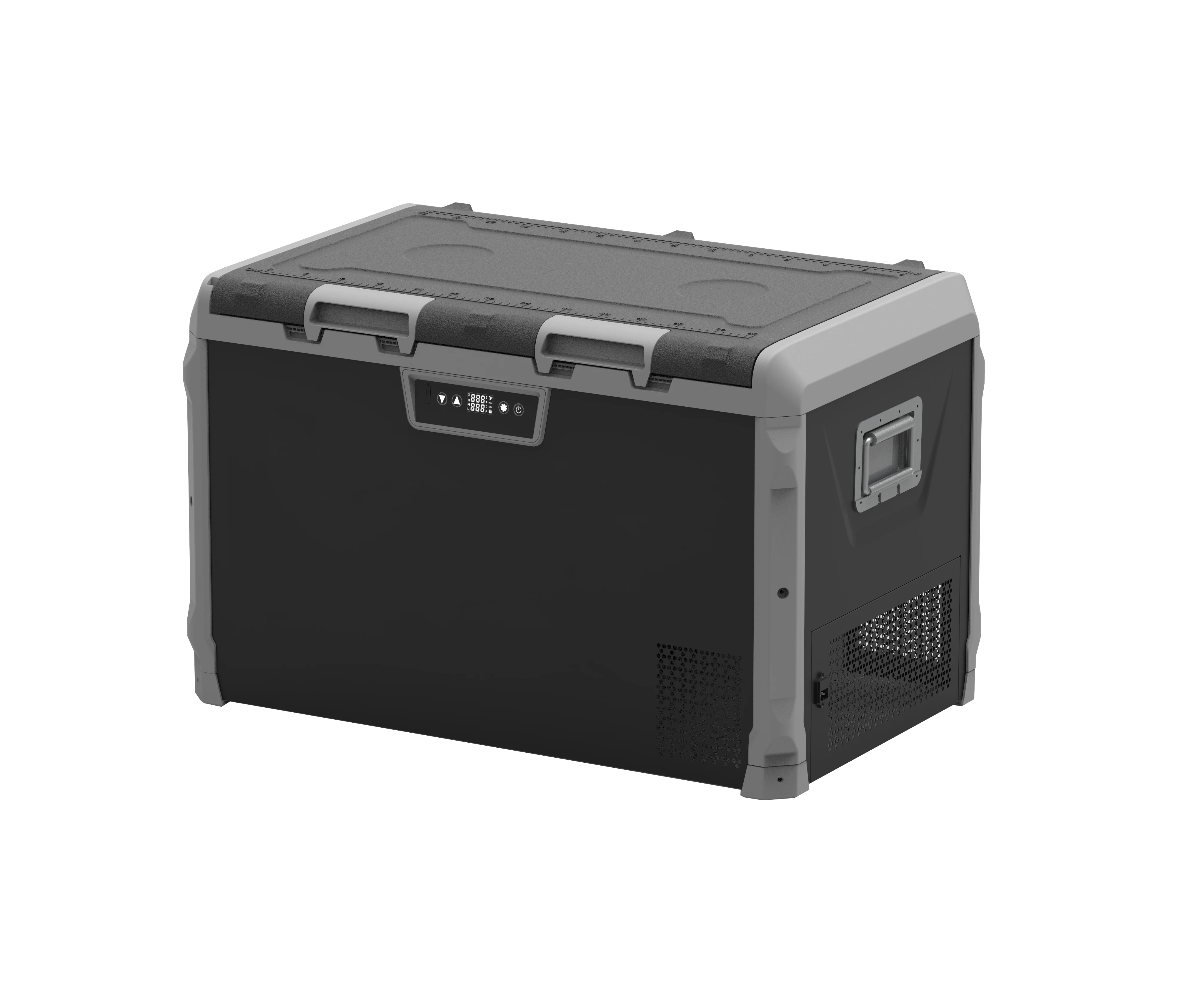 Freezer Fridge Dc Compressor For Car 35l Refrigerator Camping Portable 12 Volt Ce 12v Grey Small Icebox For traveller