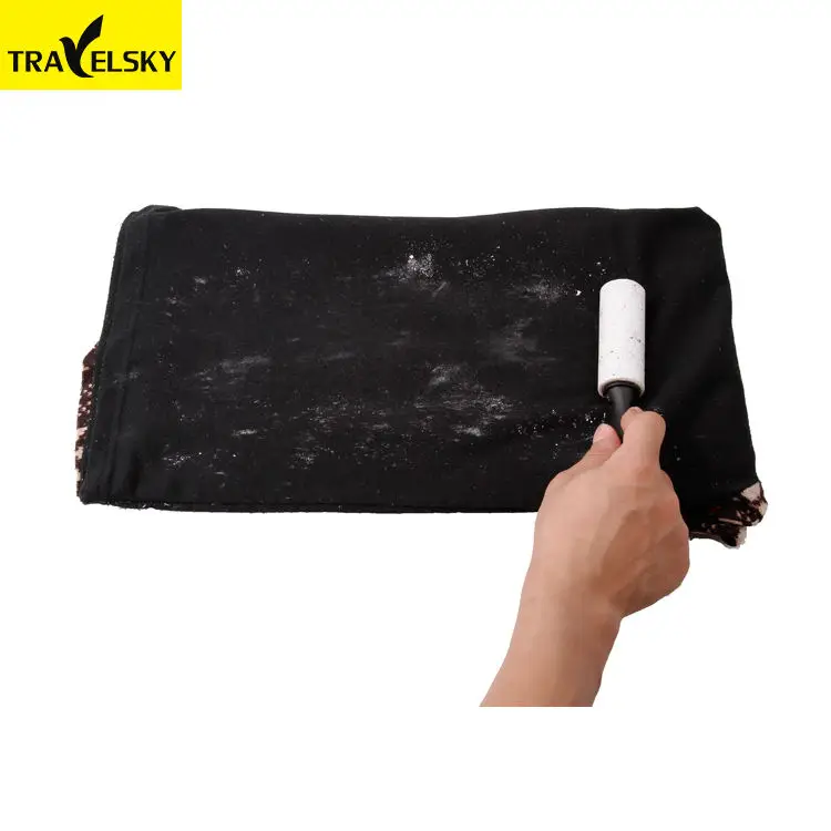 Travelsky Hot Sale Long Handle Clothes Cleaning Lint Roller Sticky Brush