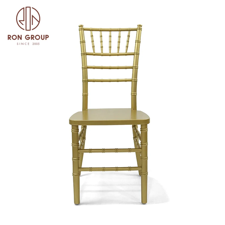 China Chiavari Catering ceremony luxury Gold chair metal chivari chavari Tiffany Hotel Event Party wedding Hall furniture chair