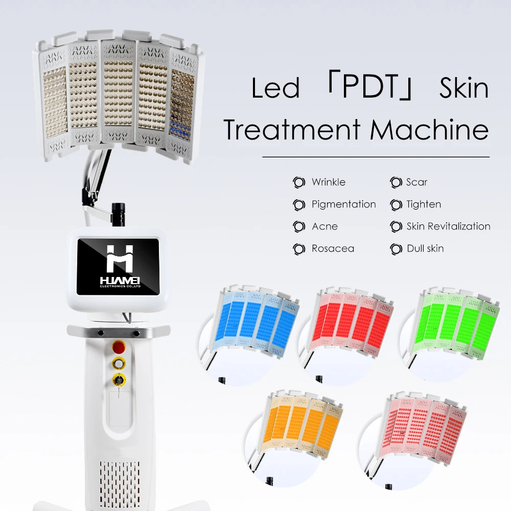 2024 hot product 7 colors mascara led light therapy  PDT therapy facial whitening LED pdt machine