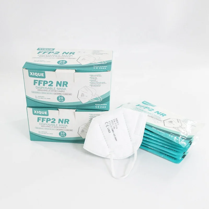 Mascherine Face Facial Faceshield En 149 2001 Mask High-standard Molded Certificate Ce Colorate Face Mask Ffp2 Without Valve