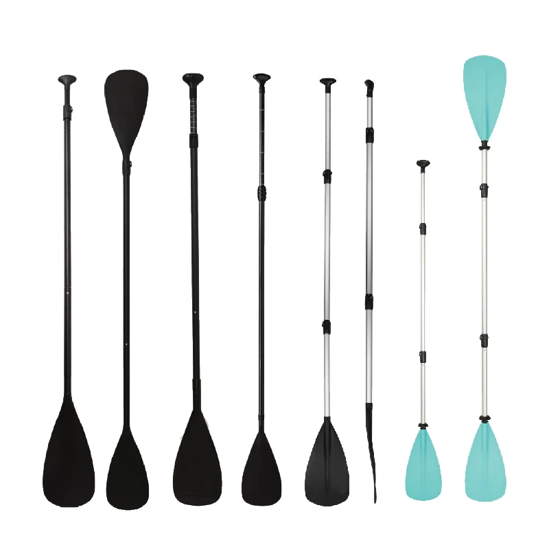 Full Carbon Fiber Adjustable SUP Carbon Paddle with Nylon OEM Size 3-pieces  Aluminum Surfboard Paddle Water Sport Accessories