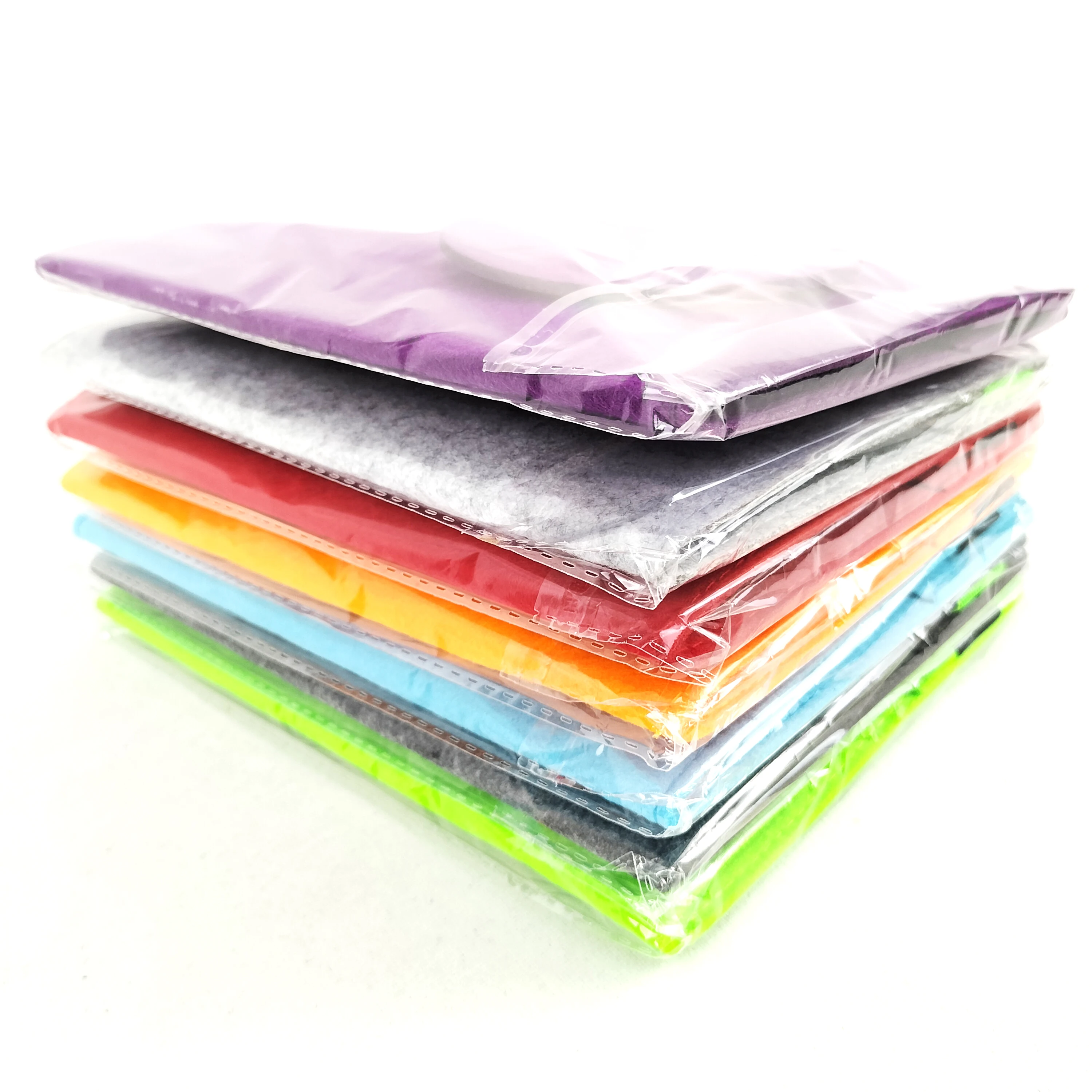 Hot Selling Colorful A4 A5 Size Felt Diary Cover Elastic Strap Notebook for Students