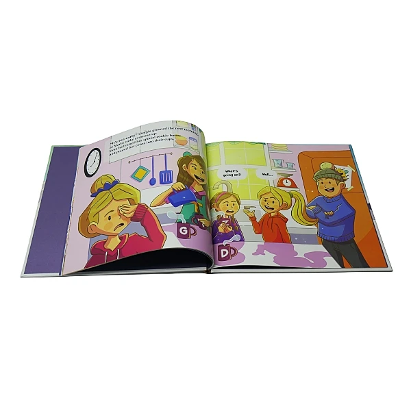 China Factory Hardcover Book Printing services Custom Coloring Children Book Hard Cover Printing
