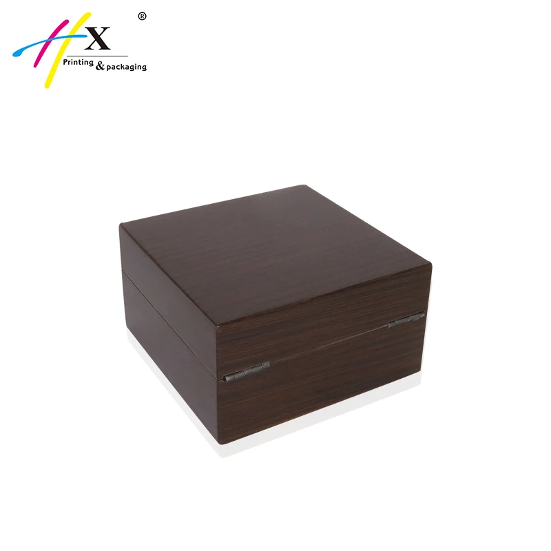 Высококачественная глянцевая коробка для часов, деревянная упаковочная коробка