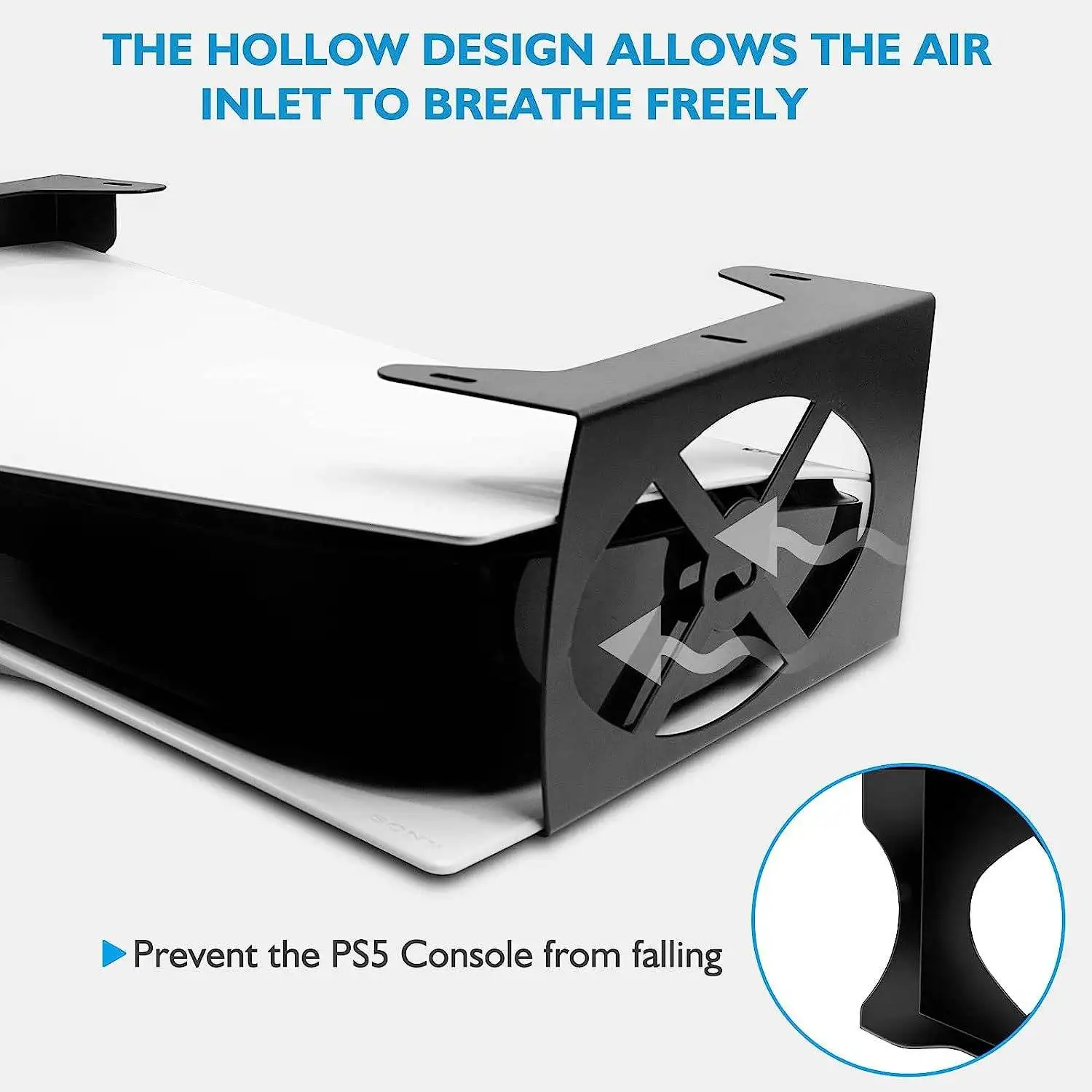 New product ps5 game console under the table bracket digital console metal organizer cooling ventilation playstation 5